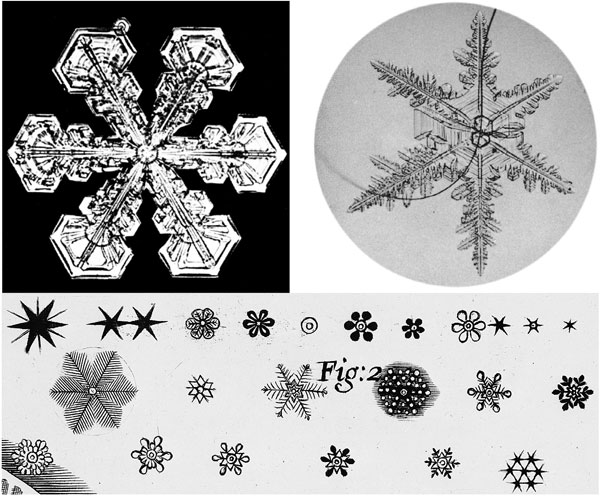 Snowflake formation depends on its surroundings
