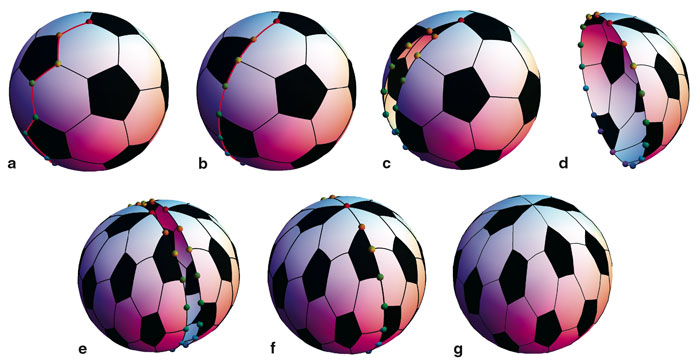 Spherical Puzzle puzzle Ball Soccer Ball 60 Pieces 3" Diameter 