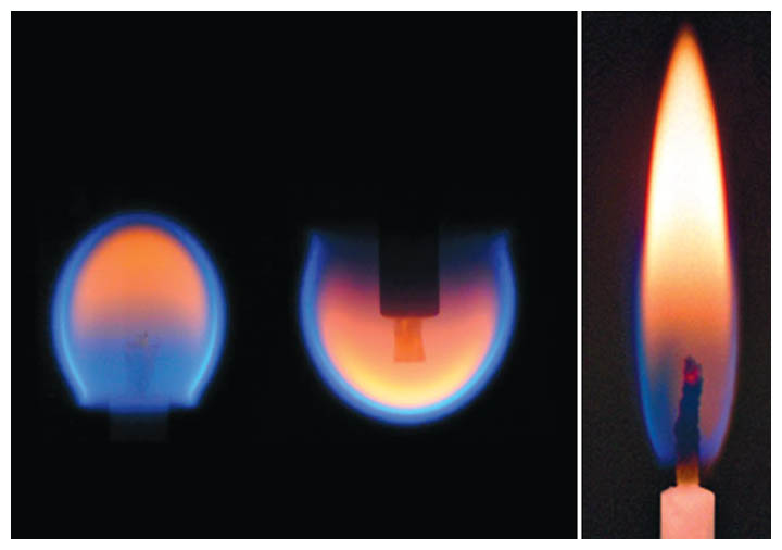 Extinction of Wood Fire: A Near-Limit Blue Flame Above Hot Smoldering  Surface