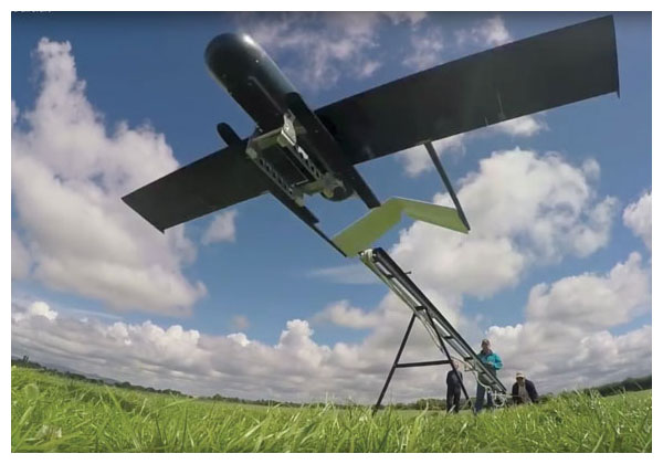 A remote-controlled airplane with a wingspan of 3 meters demonstrates the promise of the material graphene. With the wings’ outer skin made of carbon-fiber resin enhanced with graphene, the aircraft shows improved impact damage and flight performance. This image is from a video of a test flight, which can be viewed at A remote-controlled airplane with a wingspan of 3 meters demonstrates the promise of the material graphene. With the wings’ outer skin made of carbon-fiber resin enhanced with graphene, the aircraft shows improved impact damage and flight performance. This image is from a video of a test flight, which can be viewed at <a href="https://youtu.be/zaWCy-hlrcY" target="_blank">https://youtu.be/zaWCy-hlrcY</a>.