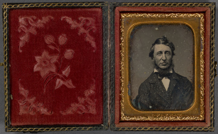 <em><strong>Daguerreotype portrait of Henry David Thoreau, 1856.</strong></em>